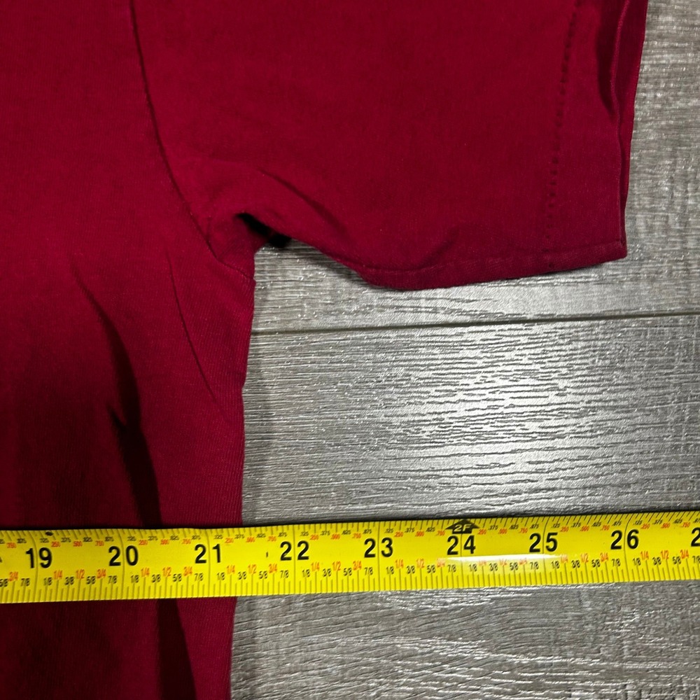 Vintage Washington Redskins Trench Ultra T-Shirt XL Burgundy Single Stitch USA - Picture 5 of 7